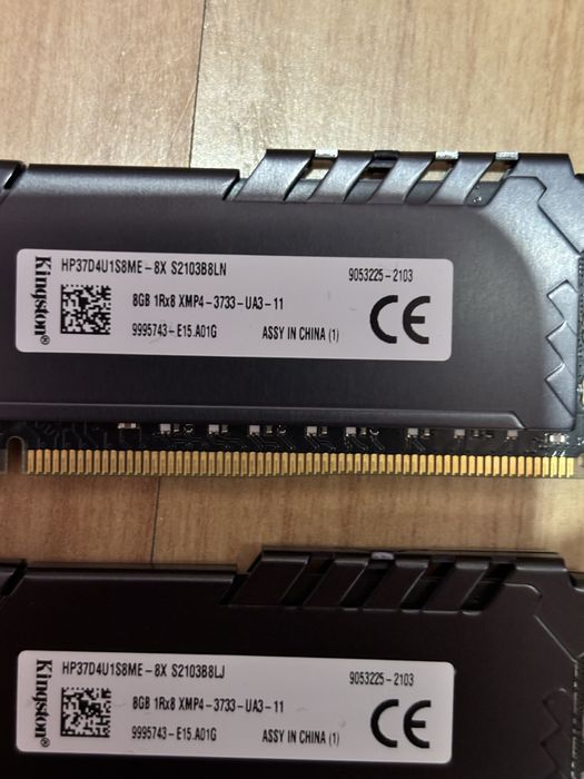 Ram HYPERX FURY , DDR4 16gb , 8x8gb
