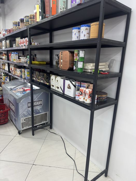 Стеллаж металлический для маркет