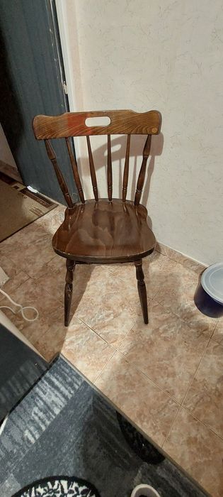 Трапезария маса , 4 стола масив