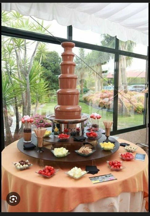 Шоколадный фонтан на свадьбу shokolad fontan to'yga toy свадьба sarpo