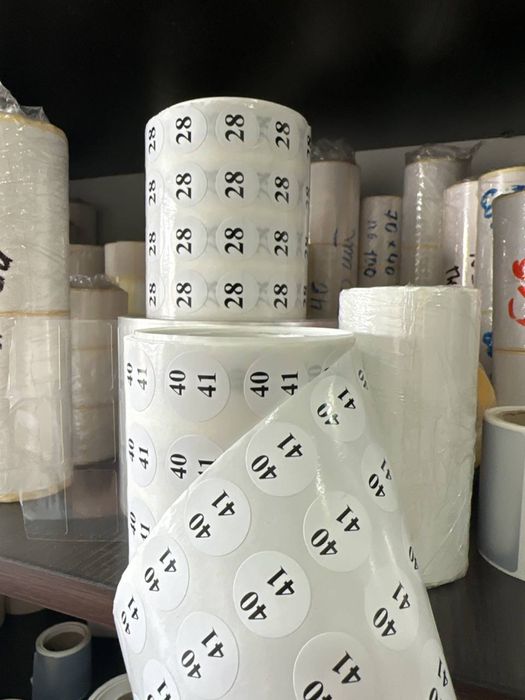 Асл белги дата матрикс бар код ва бошка сатин нелонга печатлар