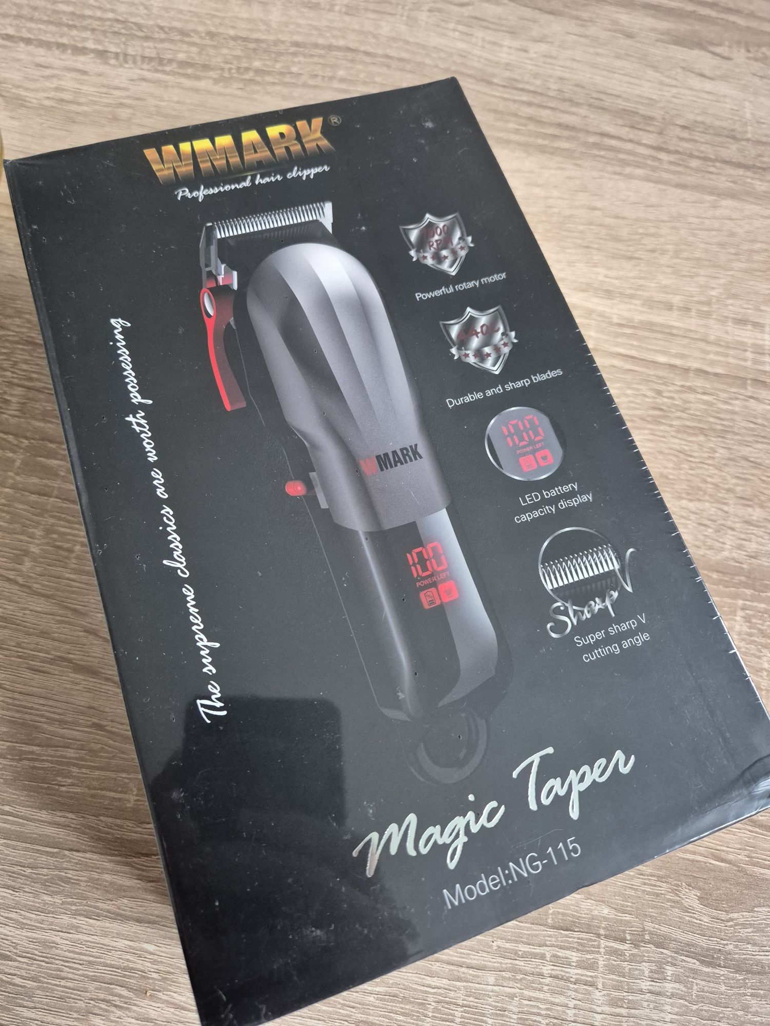 Mașină de tuns Wmark NG-115 – profesională, noua in cutie
