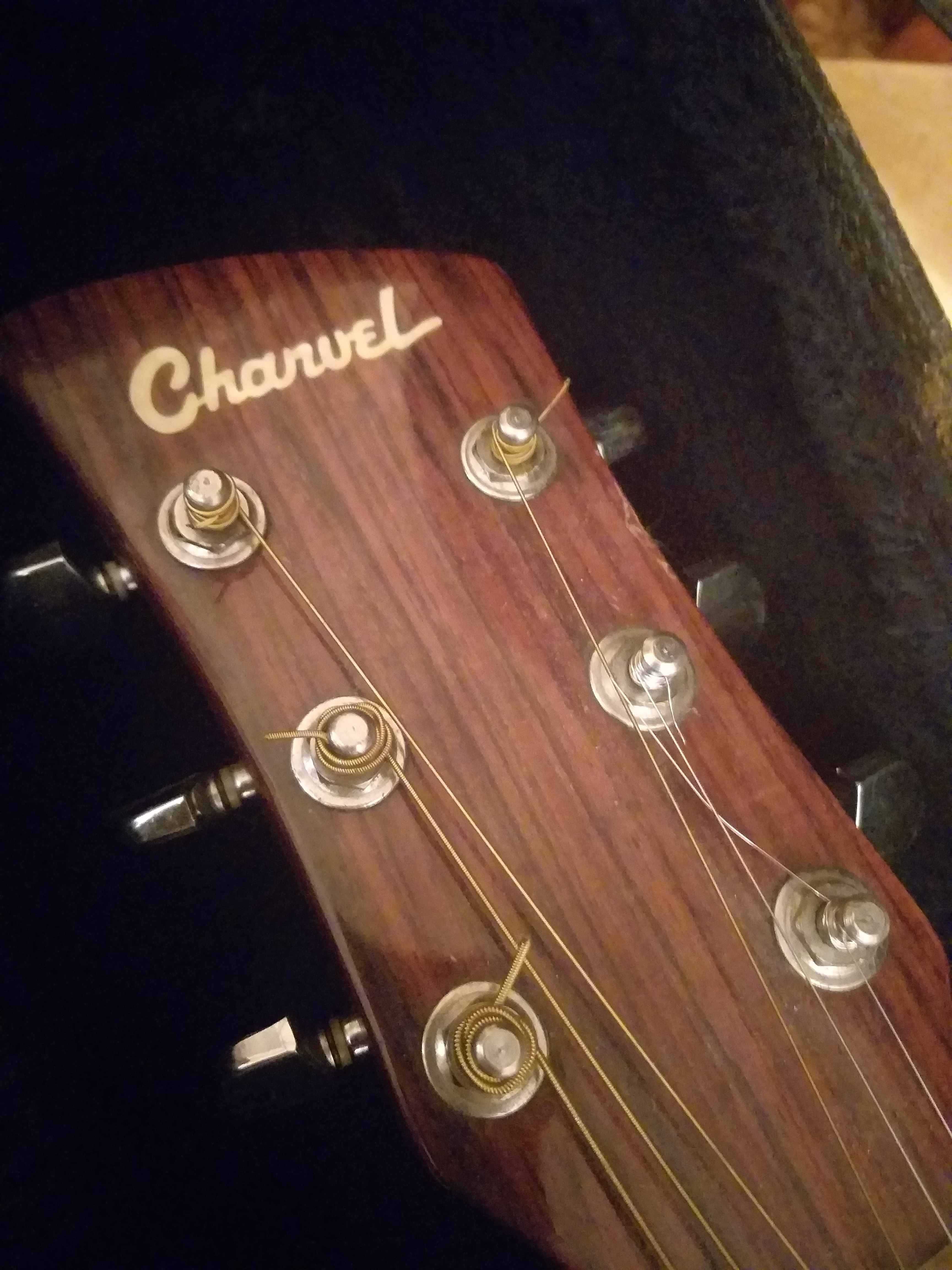 Акустическая гитара Charvel-Jackson с пьезодатчиком и темброблоком