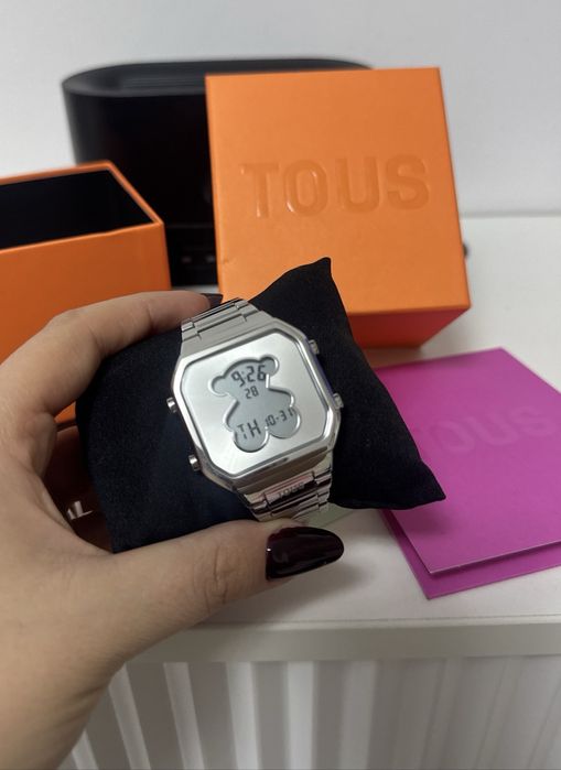 Ceas TOUS D-Bear original silver argintiu NOU