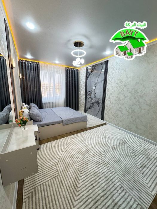 х Зеркалка Чиланзар 12 квартал,2в3/3/4 Орт.Фархадский,ОБш:50м2,Упаковк