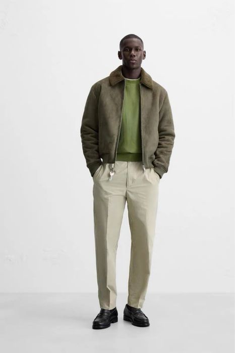 Продам мужскую дубленку зимнюю ZARA