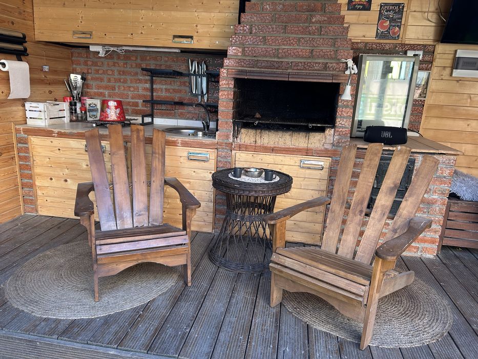 Vand fotolii lemn gradina