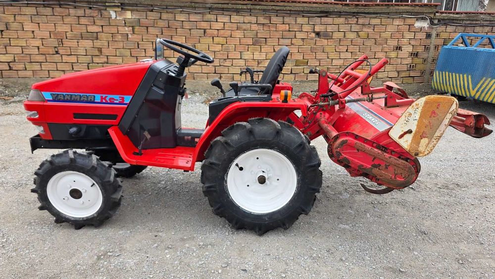 Японски трактор Yanmar KE-3 с фреза, 4х4, 13.5 кс, АраБГ Джолев