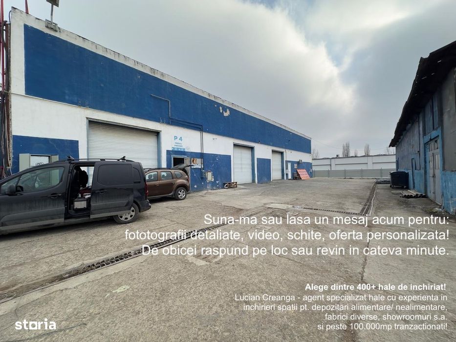 Hala cu pod rulant, 390mp, Miroslava centru