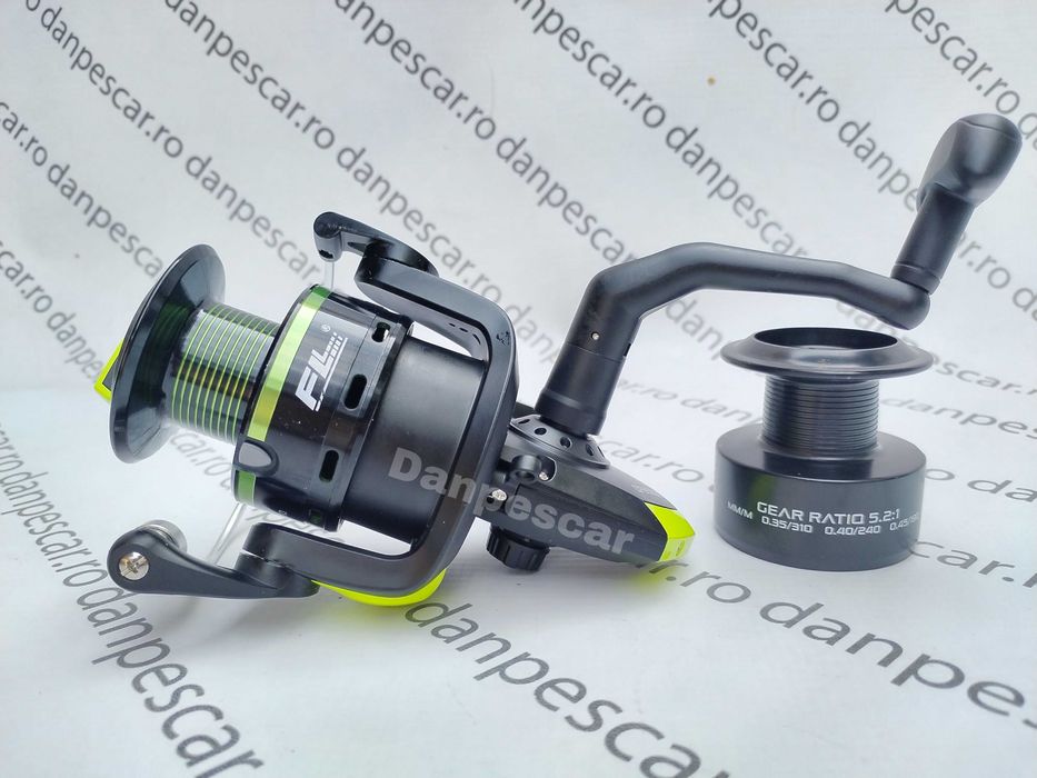 SET 4 Mulinete FL QFB5000 6 rulmenti pentru crap DIVERSE CULORI
