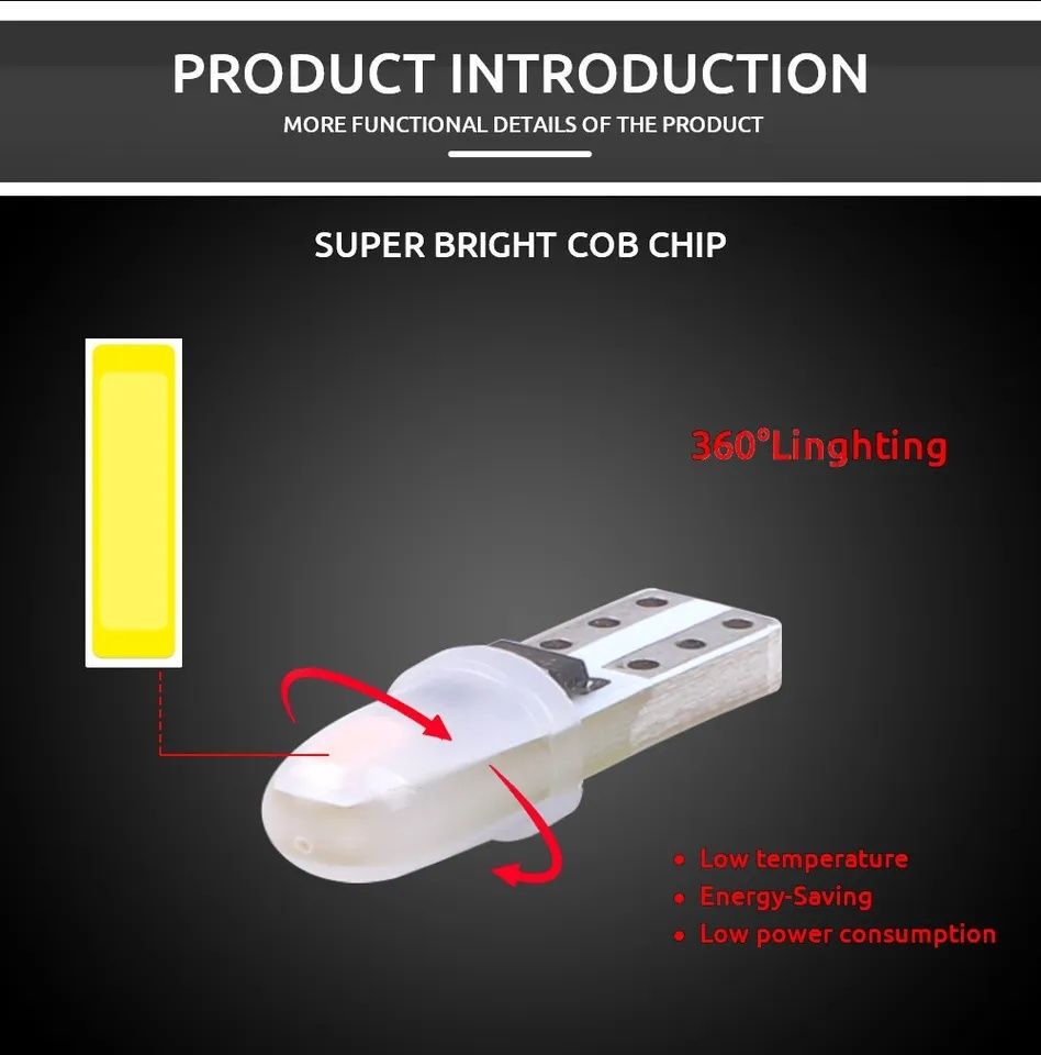 W5W T5 led крушки за автомобилно табло