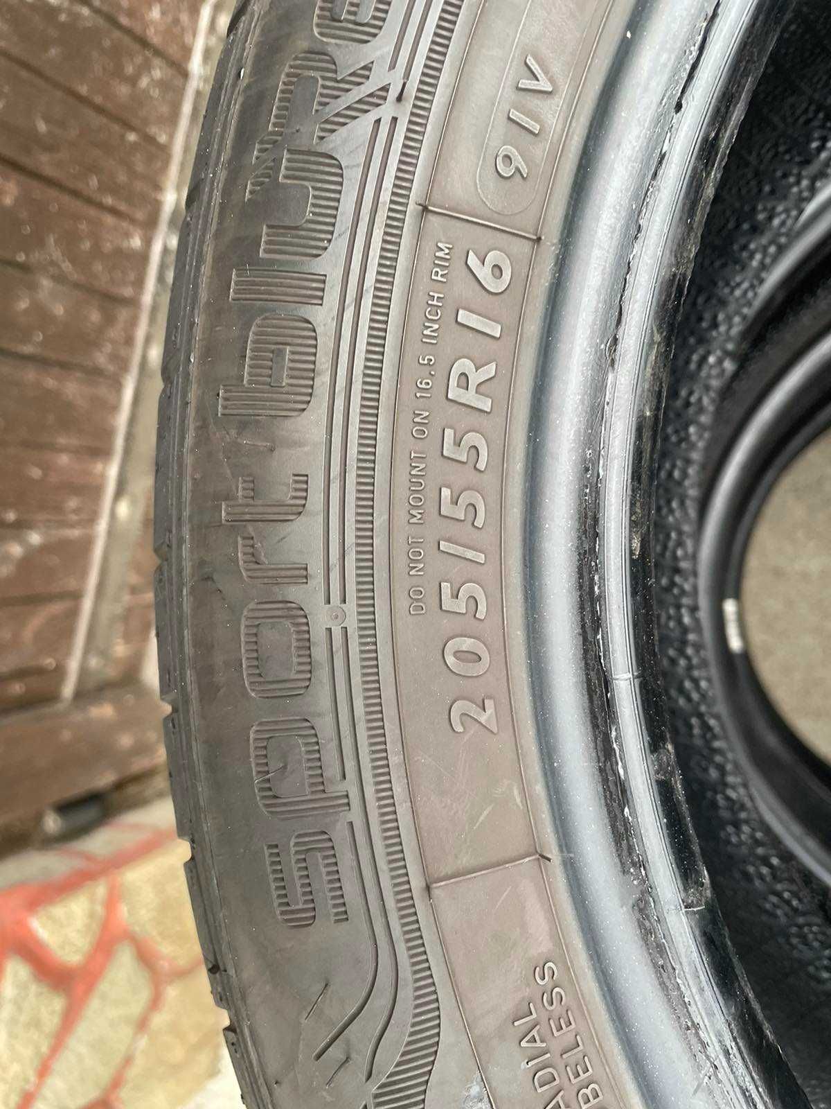 4бр летни гуми DUNLOP 205/55/16 dot4617 | 6.3mm