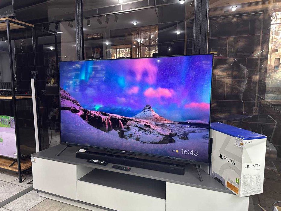 Новый телевизор 60 диагональ 152см wi-fi, youtube, android tv 2025 год