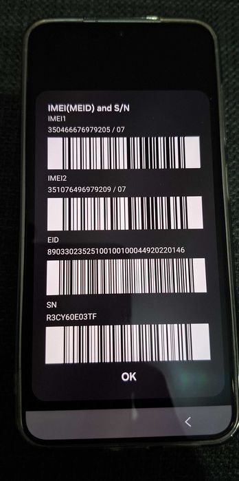 Samsung S25 256GB necesita FRP/MDM
