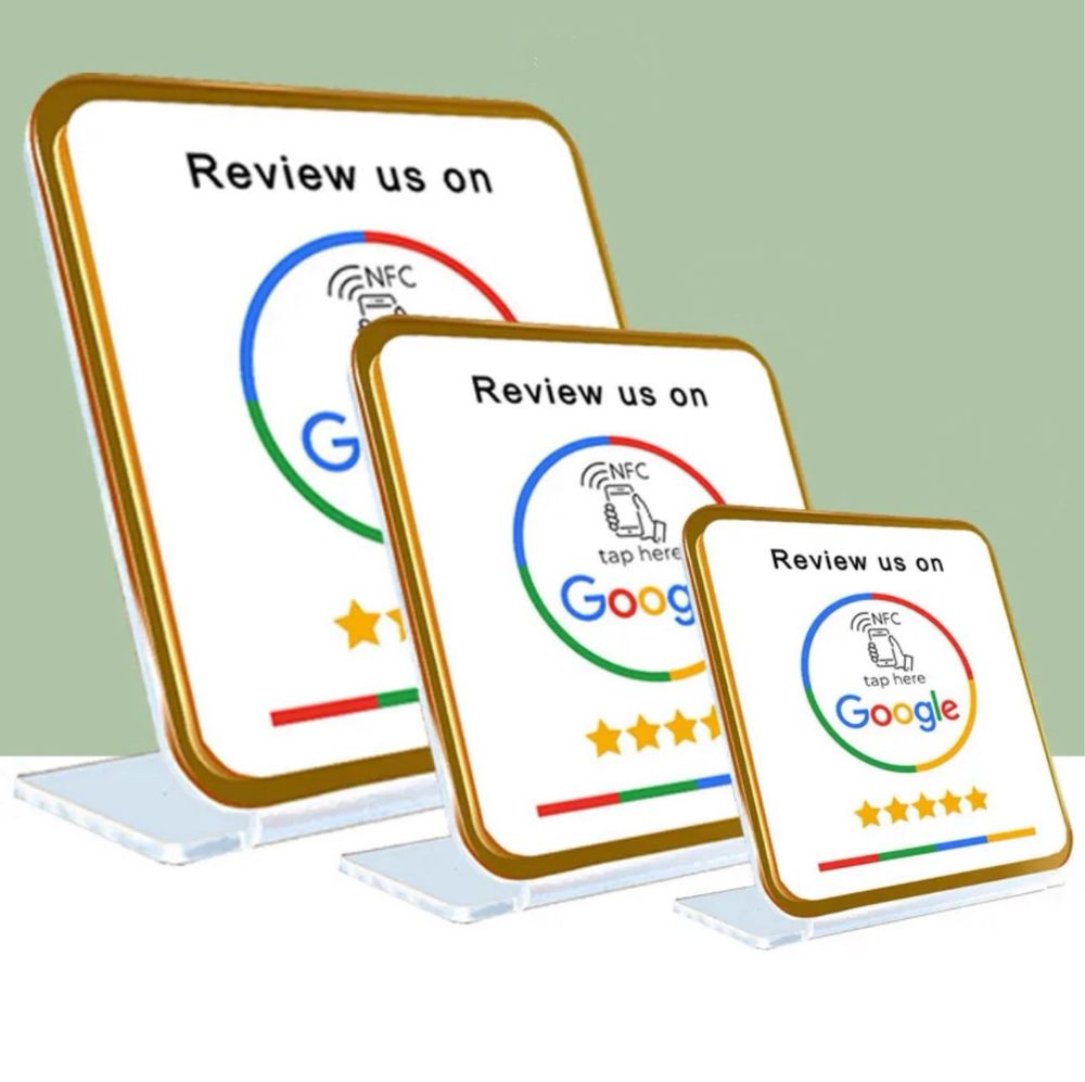 Suport Google review NFC/ Stander recenzii Google NFC