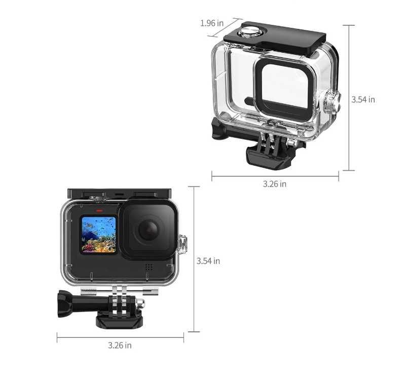 Водоустойчив защитен калъф за GoPro Hero 9 , 10 , 11 , 12