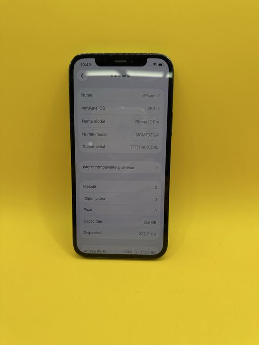 iPhone 12 Pro 256GB Pacific Blue Baterie 100%