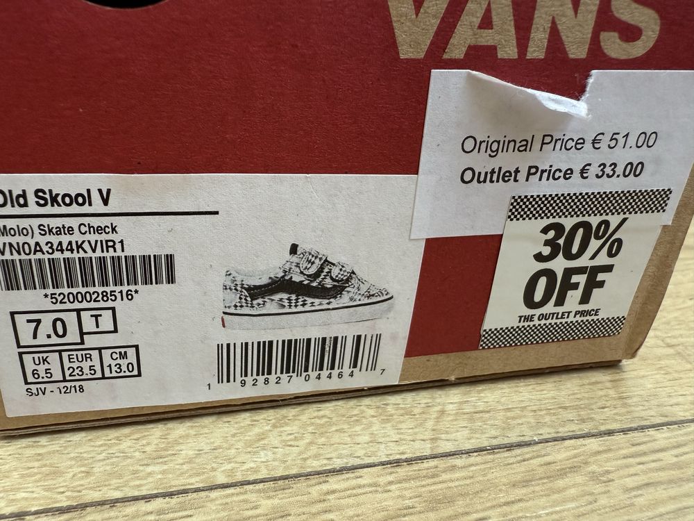 Бебешки обувки Vans