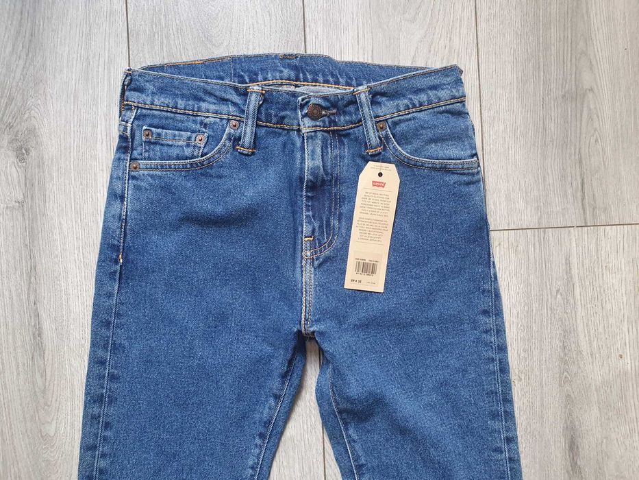 (NOU) Blugi barbati LEVI'S 510 SKINNY Albastru Clasic - Marime W29 L32