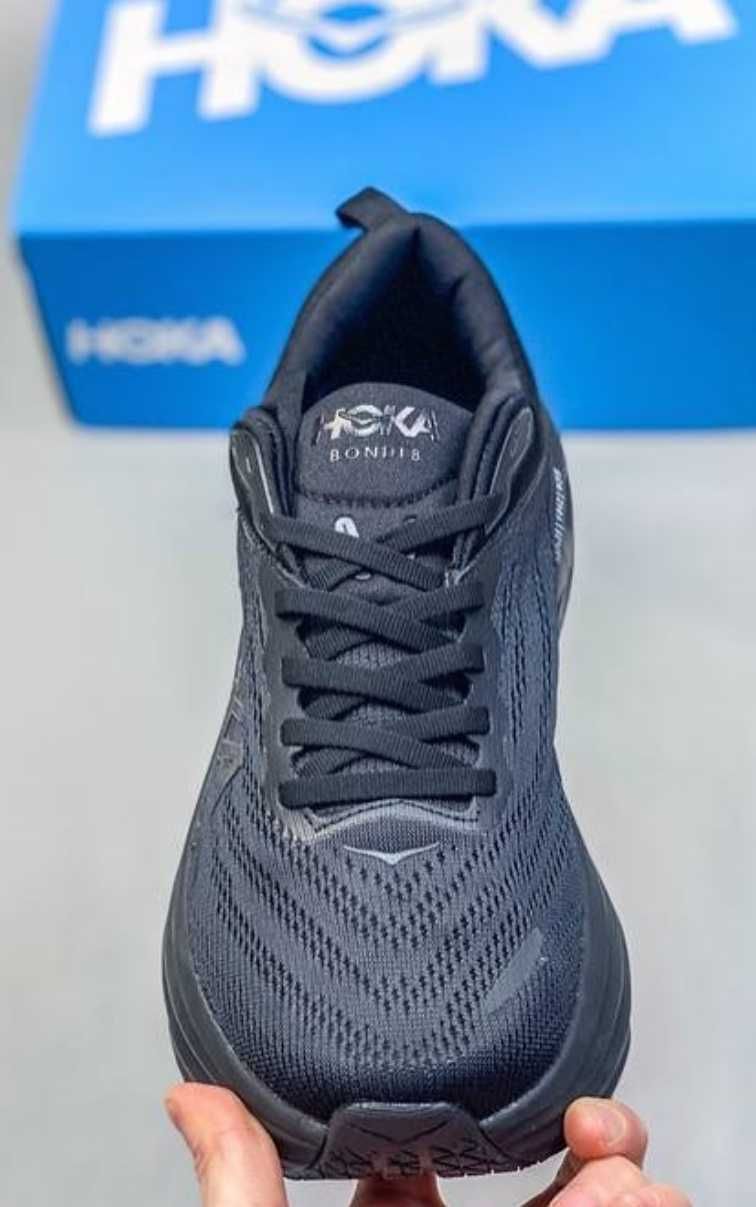 Нови мъжки маратонки Hoka ONE ONE Bondi 8 black размери 42,43,44