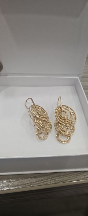 Позлатен комплект  сребро от ISilver 925  нов