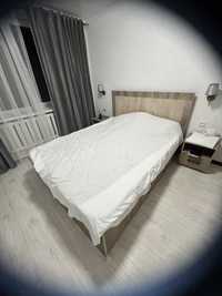 Продам кровать 2 тумбачки + матрас размер 160х200
