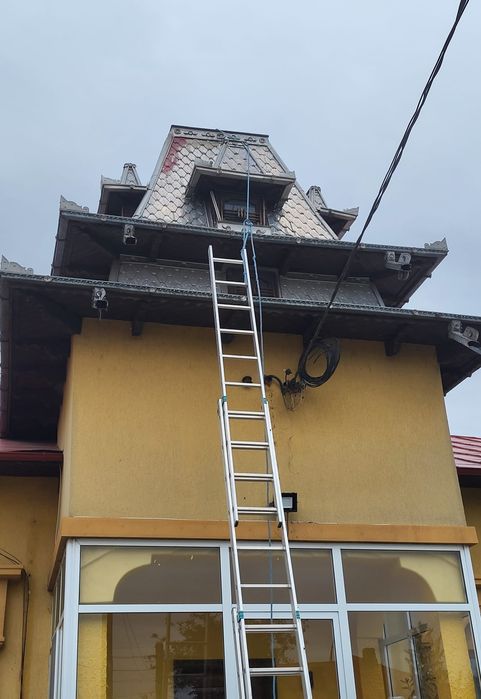 Alpinist utilitar-reparatii/vopsit acoperis/materiale publicitare+ etc