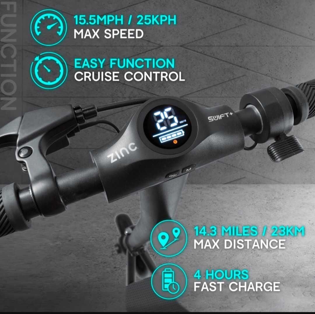 Електрическа Тротинетка Zinc Plus 350w Cruise control Function