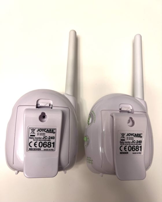 Monitor bebeluși Joycare portabil, 2 unități, stare foarte bună