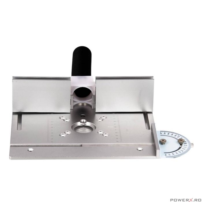 Masa pentru freza din aluminiu, 23 x 20 cm, ideala pentru a crea