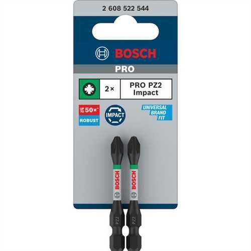 Ударен магнитен накрайник двустранен PH2, 65 mm бит Impact 1 бр. Bosch