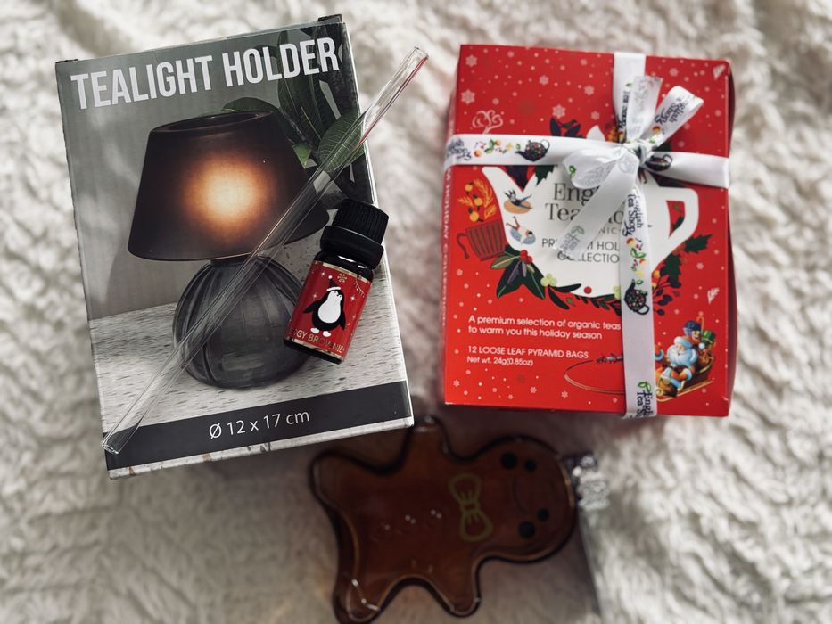 Set cadou Secret Santa - Moș Nicolae - Crăciun - Tealight holder