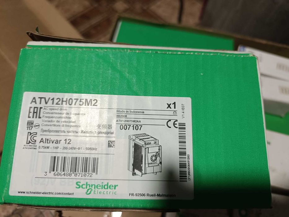 Частотный преобразователь ATV12H075M2  Schneider Electric