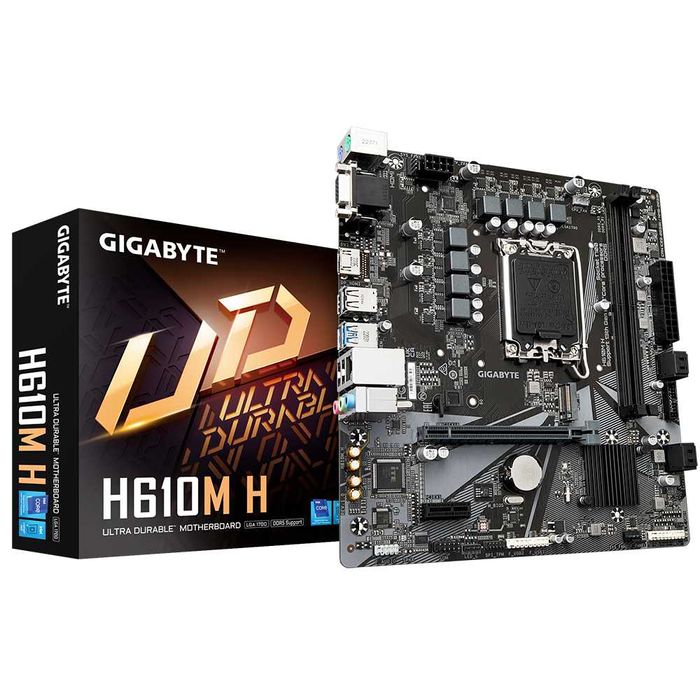 | Материнская плата GIGABYTE H610M-H D5