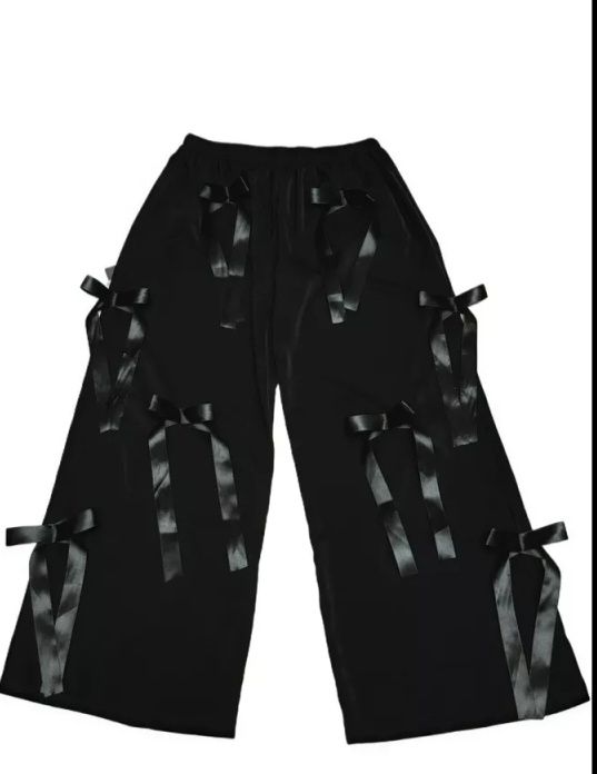 штаны с бантиками