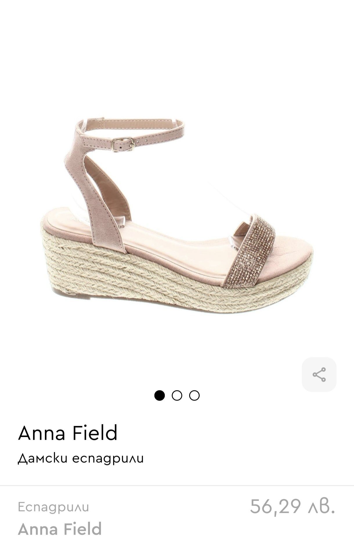 Нови сандали Anna Field