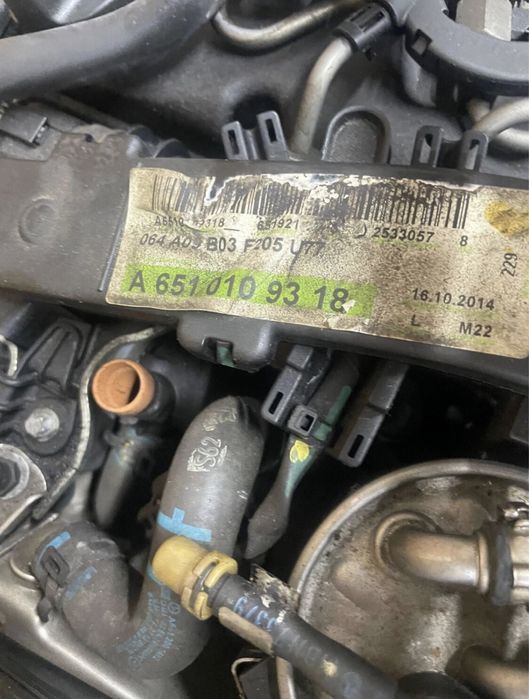 Dezmembrez Motor Mercedes OM651 220Cdi An2014