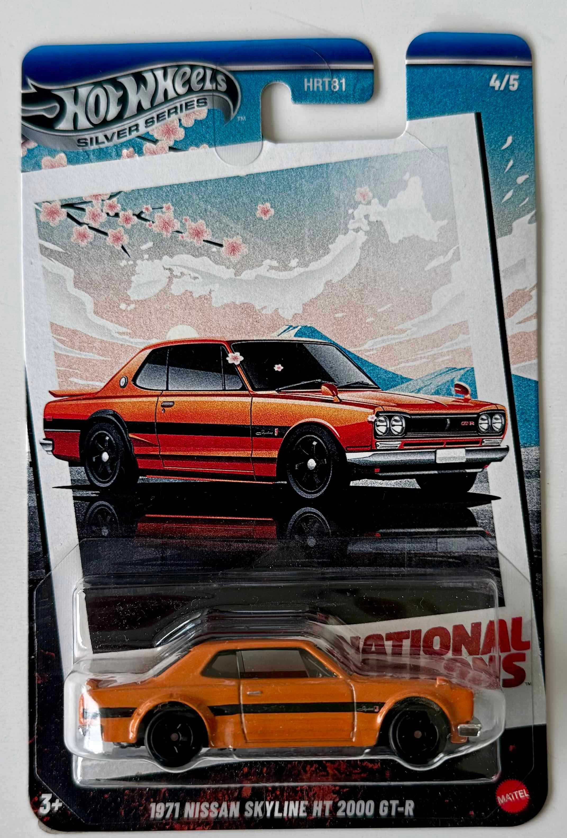 Hot Wheels National Icons Silver Series Set