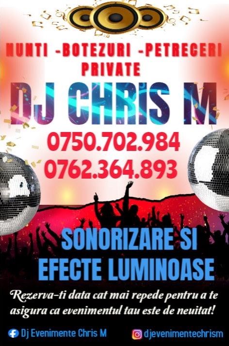 DJ Nunta,Botez,Petreceri private-Preturi prietenoase