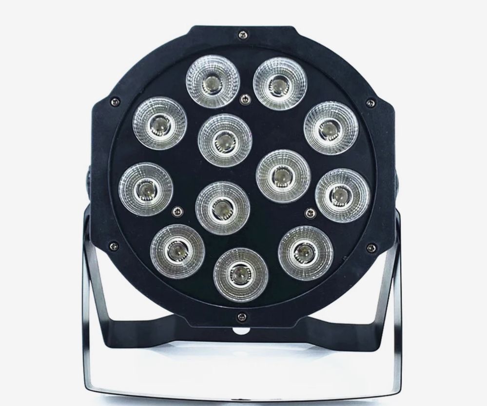 Led par 12x18w 6in1 UV мощни и компактни