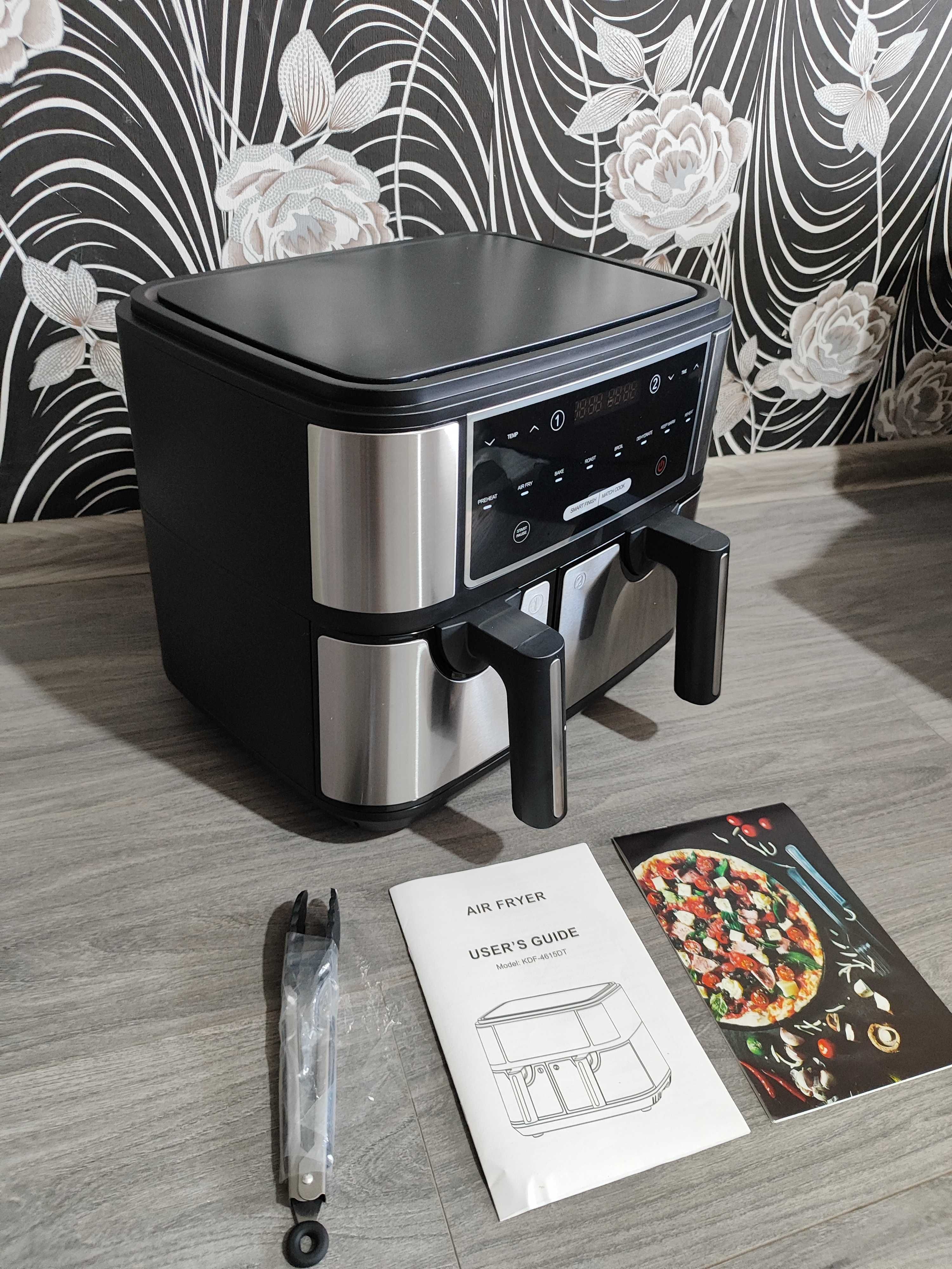 ПРОМО ! EAURY 10 L двоен Air Fryer / фритюрник с горещ въздух !