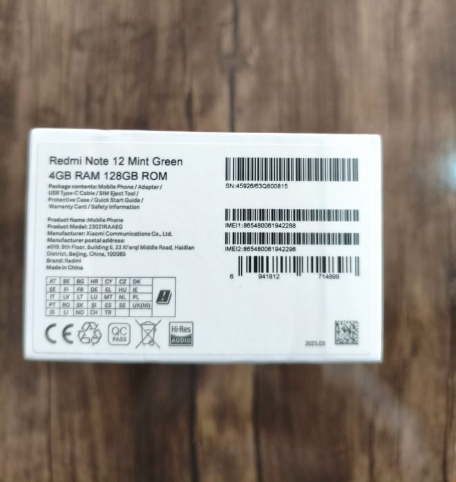 Продаётся Redmi Note 12 в идеальном состоянии