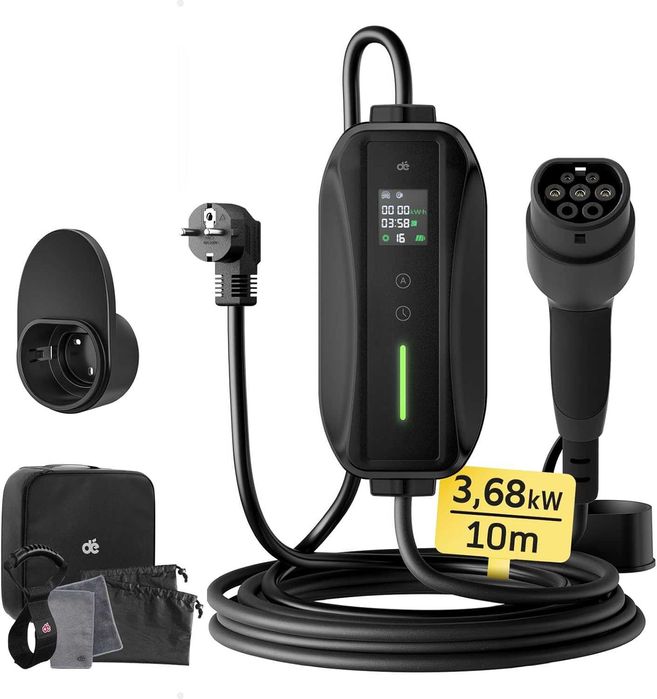 Statie mobila incarcare EV 10m cu 3,68kw, 220V 16A, REDUS de la 980RON