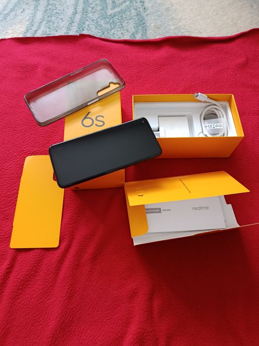 Telefon mobil Realme 6S, Dual SIM, 4GB RAM, 64GB, 4G, Eclipse Black