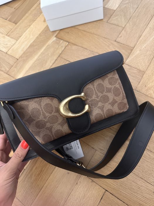 Geanta tabby coach logo