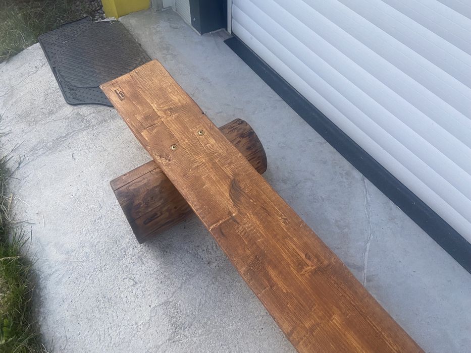 bancuta lemn masiv gradina