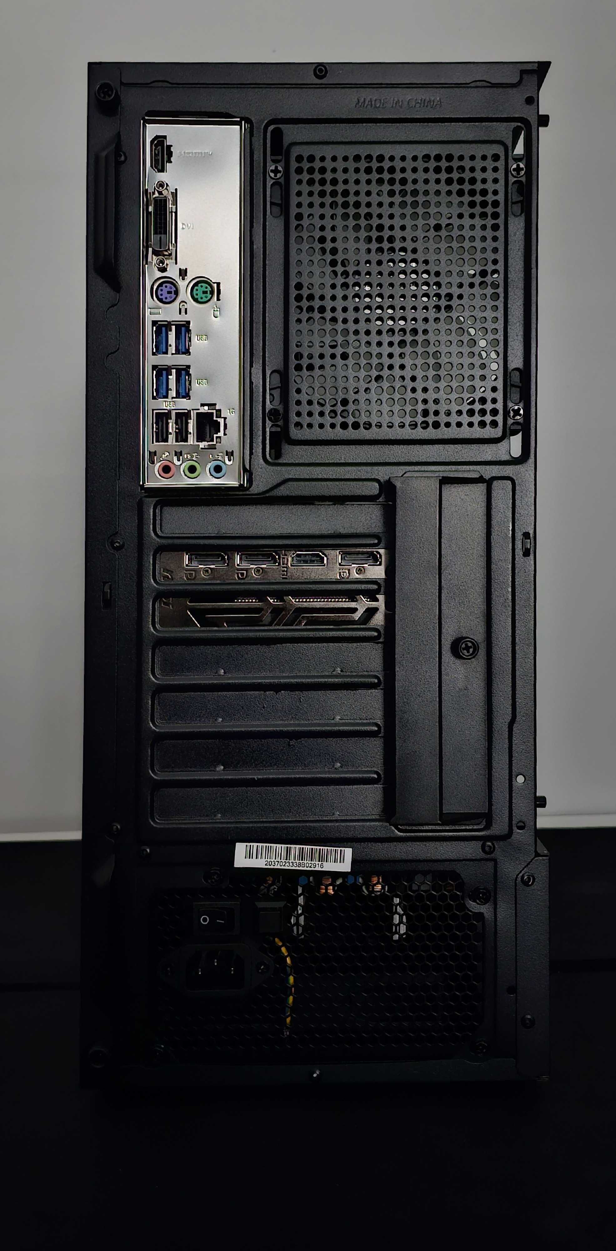 Гаранция! Геймърски компютър! GTX1660 SUPER, Ryzen 5 5600, 16GB RAM,