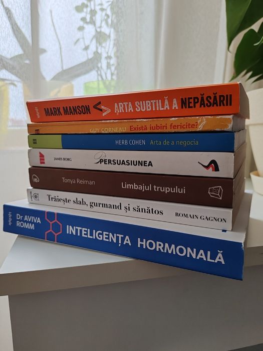 Set 7 cărți psihologie dezvoltare sănătate