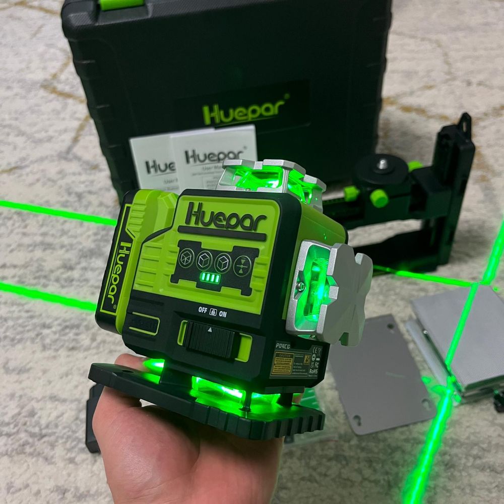 Nivela Laser Huepar P04CG 4D cu 16 Linii NOU