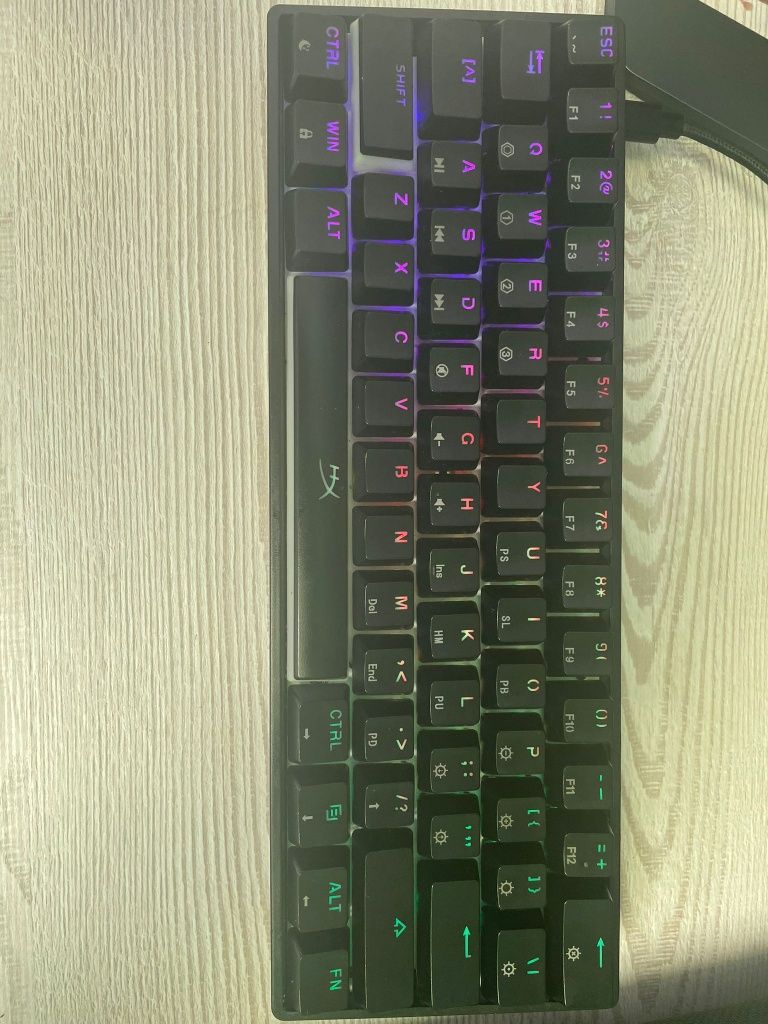 tastatura gaming 60% dk61 switch-uri galbene